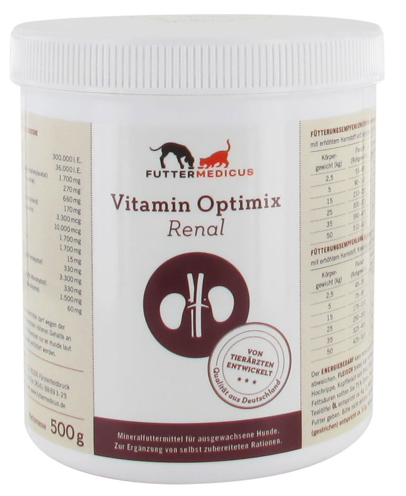 Vitamin Optimix Renal Futterergänzung für selbstgekochtes